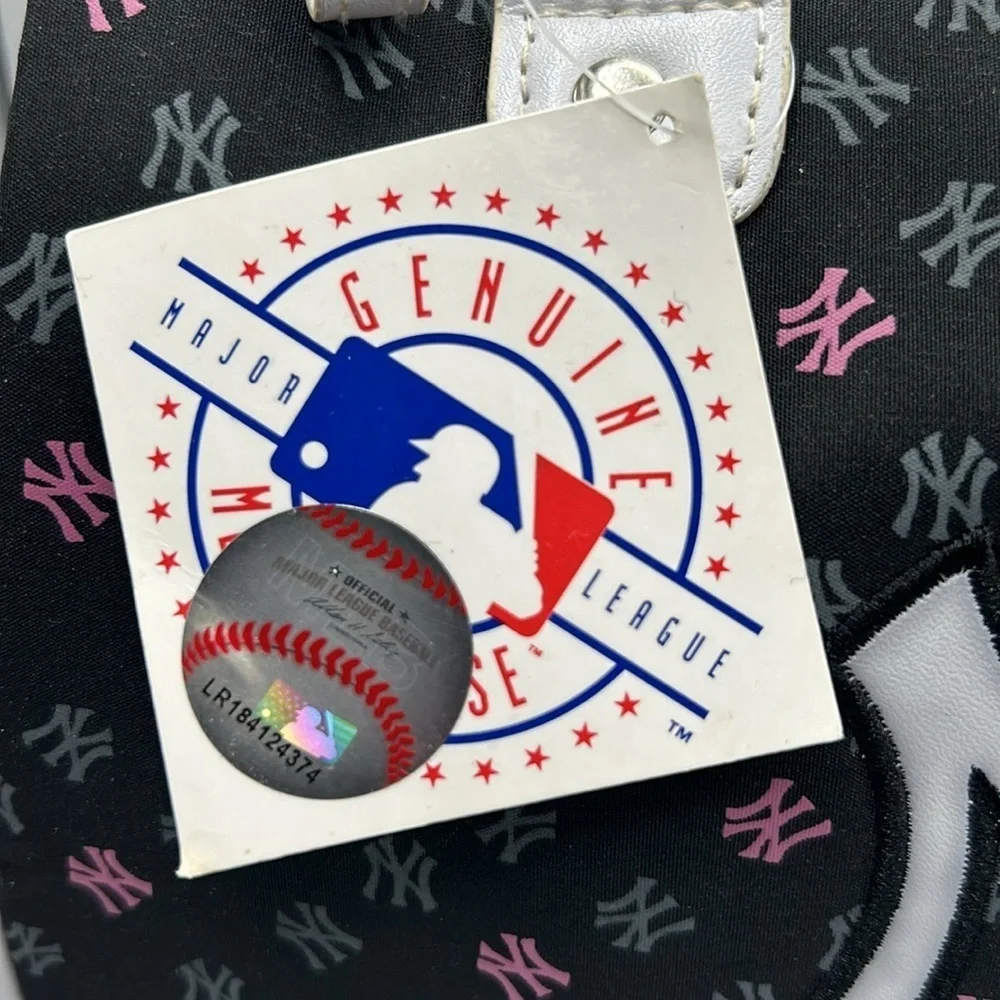 Black & Pink Logo Satchel Bag